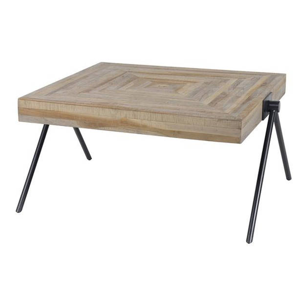 Hoyz - Salontafel Teca - Balance - 80x80x43 - Hout