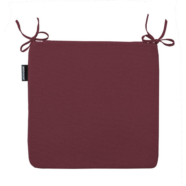 Madison - Zitkussen - Panama bordeaux - 40x40 - Rood