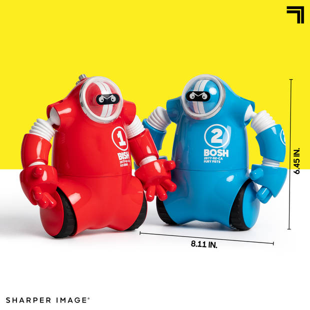 Sharper Image RC Robotgevechtset voor twee spelers - met verlichting - radiobestuurbaar - RC-auto