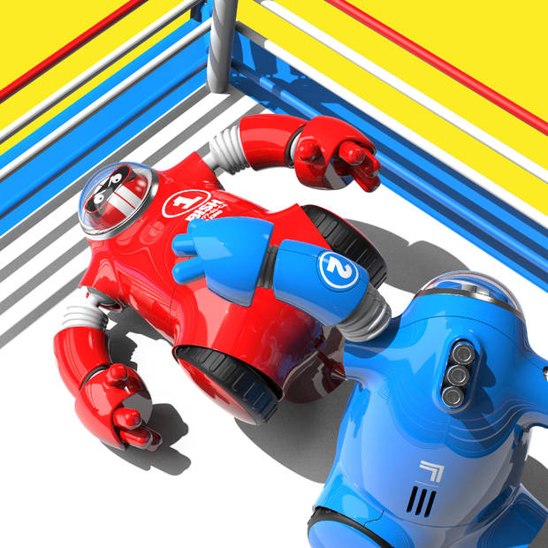 Sharper Image RC Robotgevechtset voor twee spelers - met verlichting - radiobestuurbaar - RC-auto