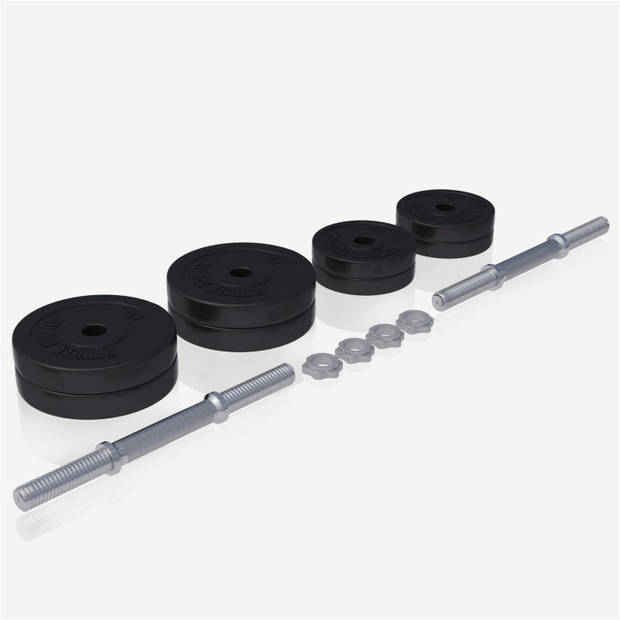 Gorilla Sports Dumbellset - Halterset - Kunststof - 20 kg