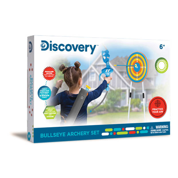 Discovery Kids Bullseye Boogschietset met led lamp om te richten -