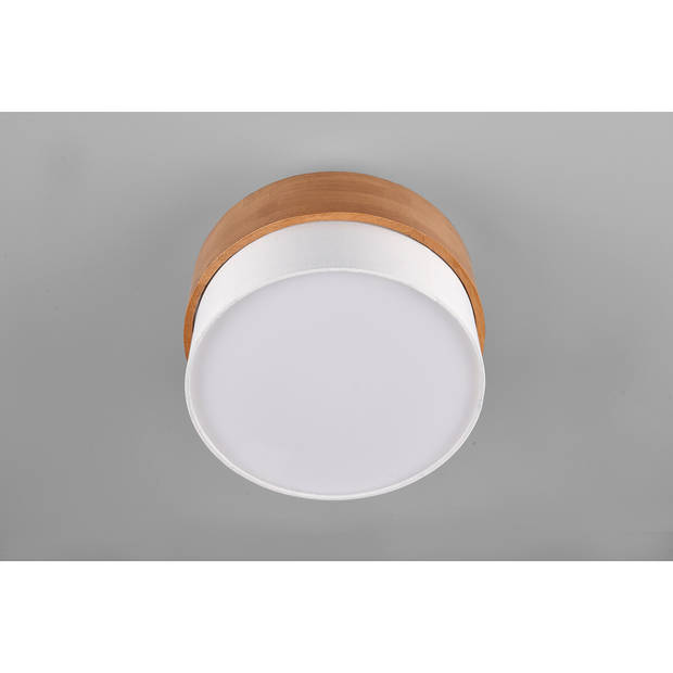 LED Plafondlamp - Plafondverlichting - Trion Sella - E14 Fitting - 2-lichts - Rond - Mat Nikkel/Wit - Aluminium