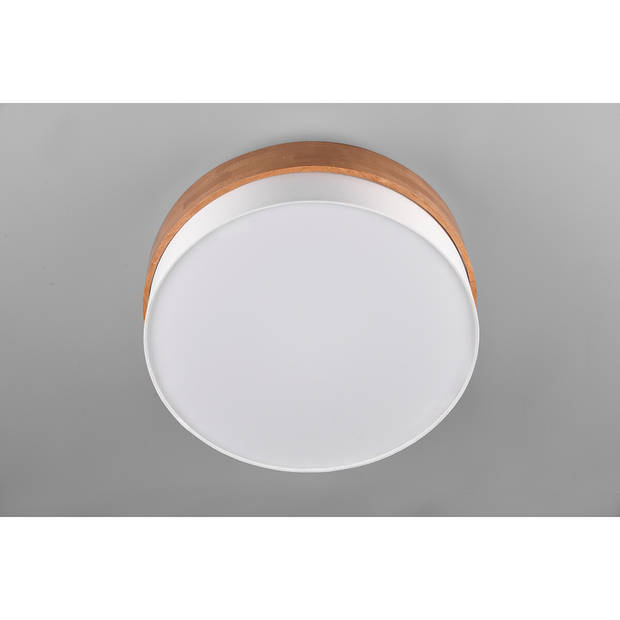 LED Plafondlamp - Plafondverlichting - Trion Sella - E14 Fitting - 3-lichts - Rond - Mat Nikkel/Wit - Aluminium