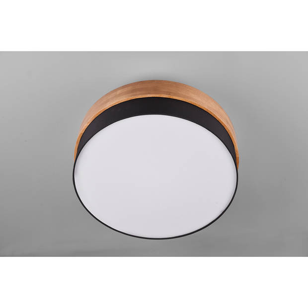 LED Plafondlamp - Plafondverlichting - Trion Sella - E14 Fitting - 3-lichts - Rond - Mat Nikkel/Zwart - Aluminium