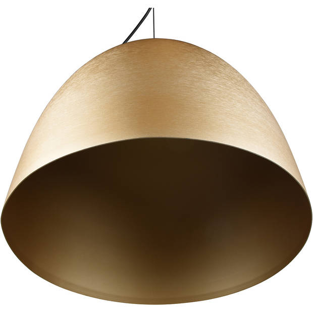 LED Hanglamp - Hangverlichting - Trion Lopez XL - E27 Fitting - 1-lichts - Rond - Mat Goud - Aluminium
