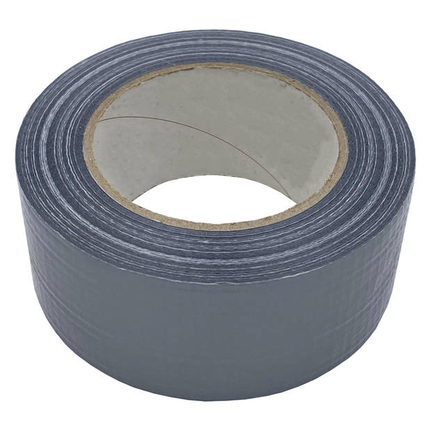 DULA Duct tape - Grijs - 50 mmx50m - 6 Rollen Ducktape - Zilver - Reparatie tape