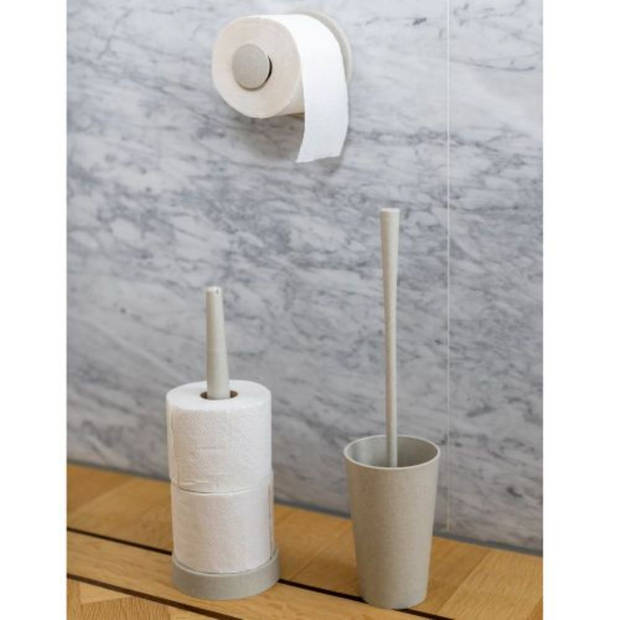 Koziol Recycled - Plug'N'Roll Toiletrolhouder - Gerecycled Kunststof - Wit