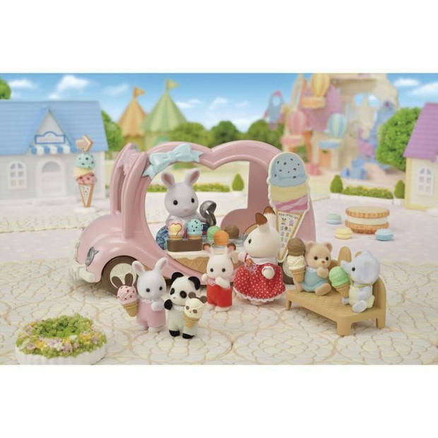 Pop Sylvanian Families Ice Cream Van Actiefiguren