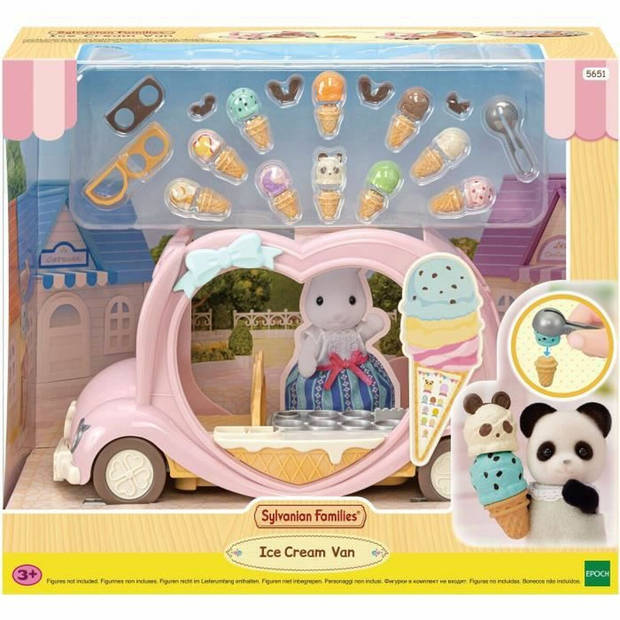 Pop Sylvanian Families Ice Cream Van Actiefiguren