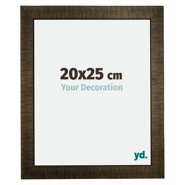 Fotolijst 20x25cm Champagne Geborsteld Hout Leeds