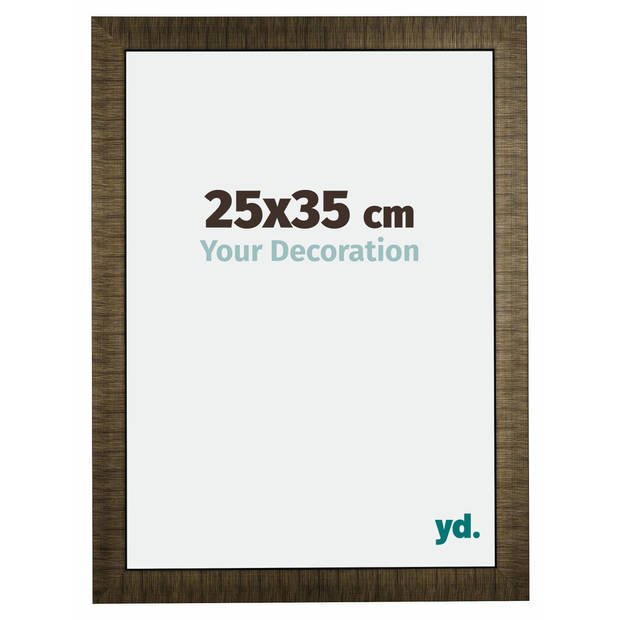 Fotolijst 25x35cm Champagne Geborsteld Hout Leeds