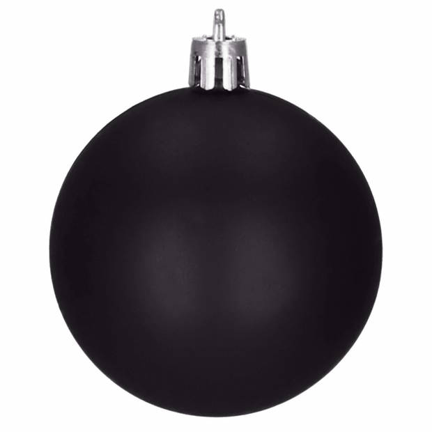 Kerstballen 100 Stuks Zwart Tinten/Goud