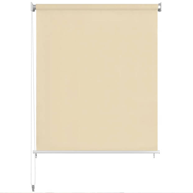 vidaXL Rolgordijn voor buiten 160x230 cm crème