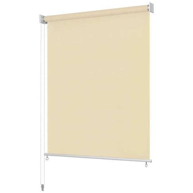 vidaXL Rolgordijn voor buiten 160x230 cm crème