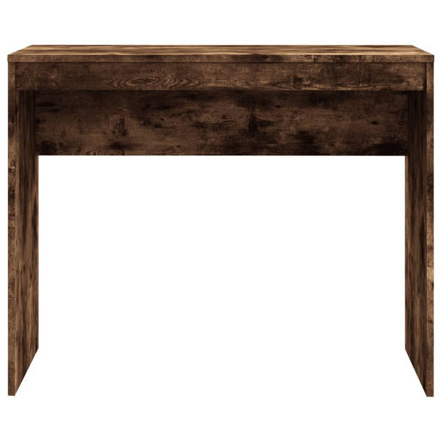 The Living Store Bureau Gerookt Eiken - 90 x 40 x 72 cm - Praktisch en Modern