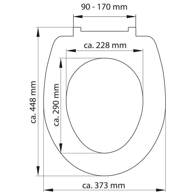 SCHÜTTE Toiletbril met soft-close FROG KING