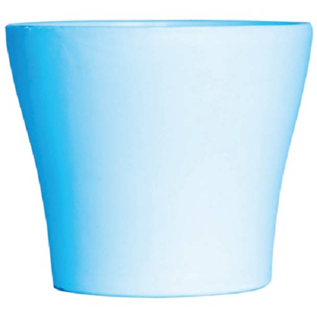 St Helens Home and Garden - plastic plantenpot - 10,5x9cm - blauw