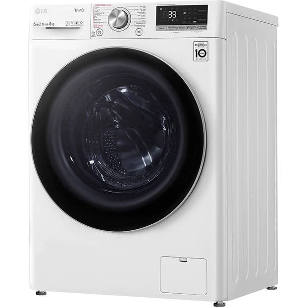 LG F4WV708S1E wasmachine 8 kg Turbowash 360 stoom
