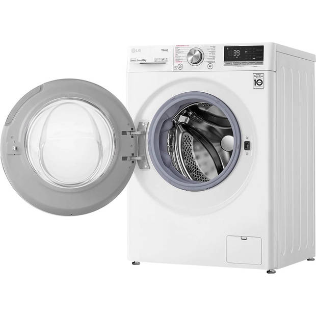 LG F4WV708S1E wasmachine 8 kg Turbowash 360 stoom