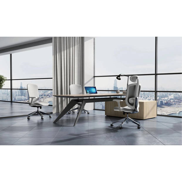 MaxxHome Luxe Ergonomische Bureaustoel - Directiestoel - High-end - Grijs