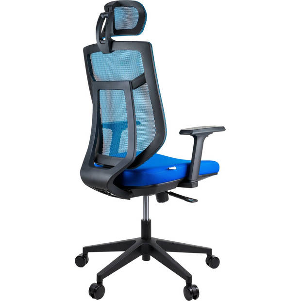 MaxxHome Senior Executive Luxe Ergonomische Bureaustoel High-end - Blauw