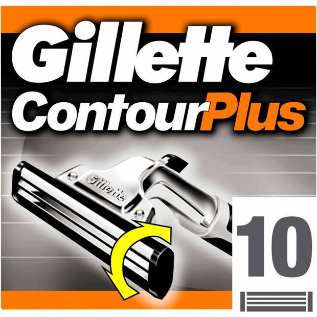 Gillette Contour Plus - 10 stuks - Navulmesjes