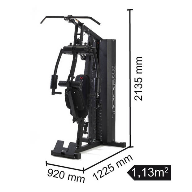 Toorx Fitness Home Gym - 102 kg gewichtsblok - MSX-70