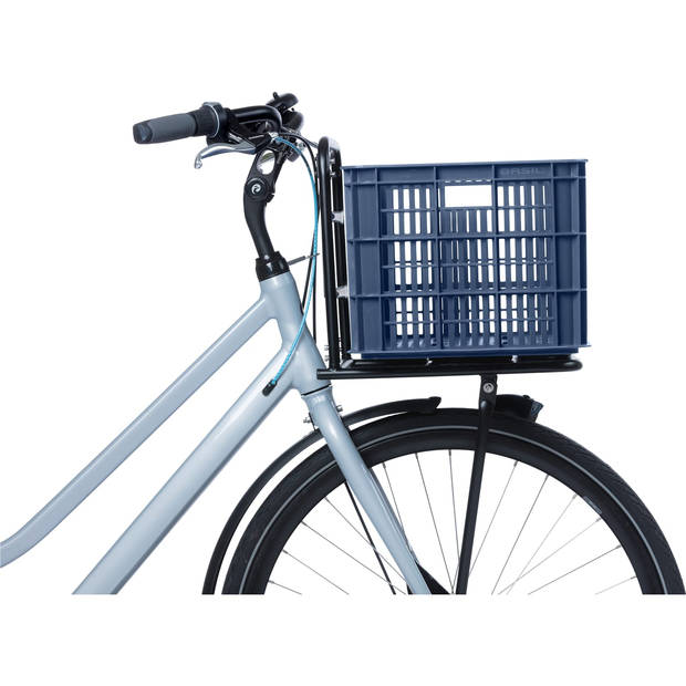 Basil fietskrat gerecycled L 40 liter blauw - 21159