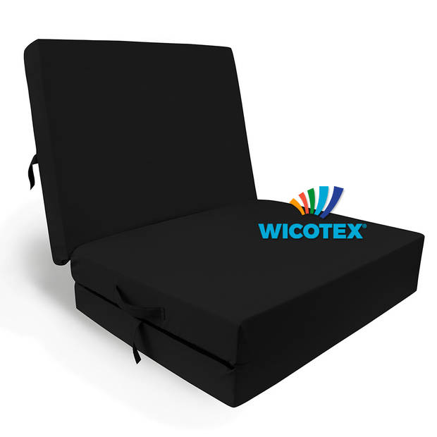 Wicotex Matras - Opvouwbaar - Antraciet 195x85x10cm - Logeerbed