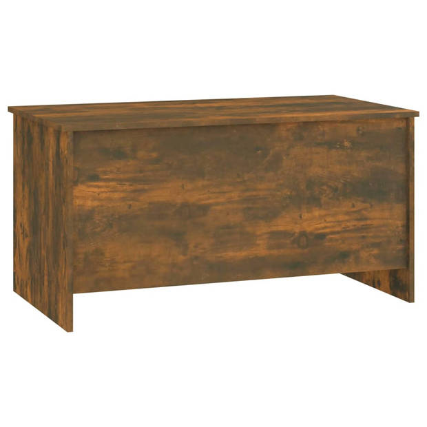 vidaXL Salontafel 102x55,5x52,5 cm bewerkt hout gerookt eikenkleurig