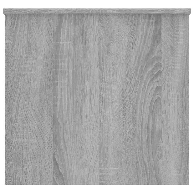vidaXL Salontafel 102x55,5x52,5 cm bewerkt hout grijs sonoma eiken