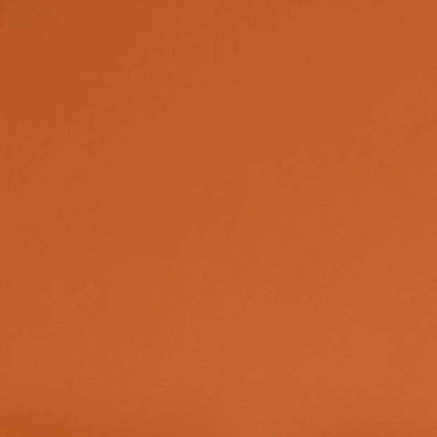 vidaXL Voetenbank 45x29,5x35 cm stof en kunstleer crèmekleurig oranje