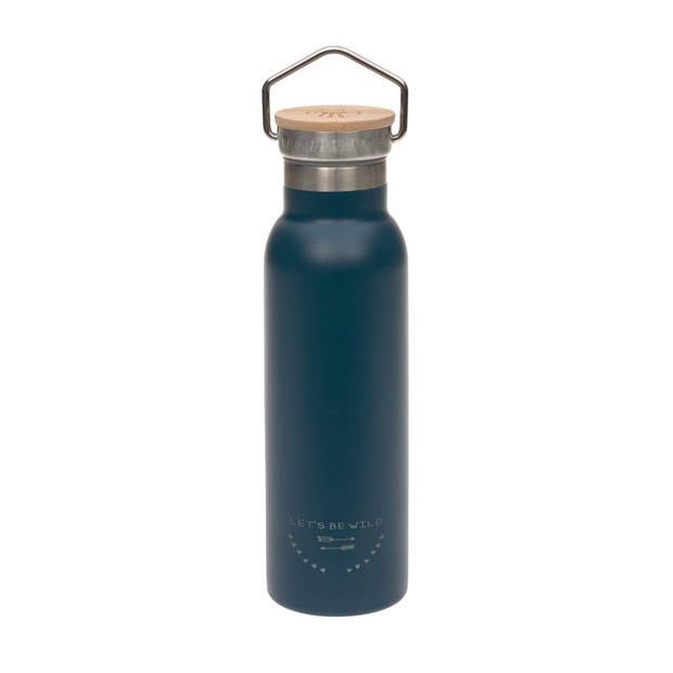 Lässig geisoleerde roesvrijstalen fles voor kinderen Adventure blue 460ml