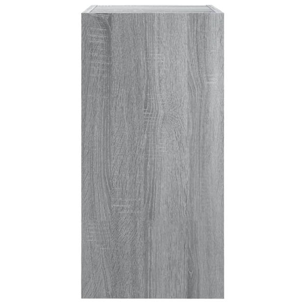 vidaXL Tv-meubelen 2 st 30,5x30x60 cm bewerkt hout grijs sonoma eiken