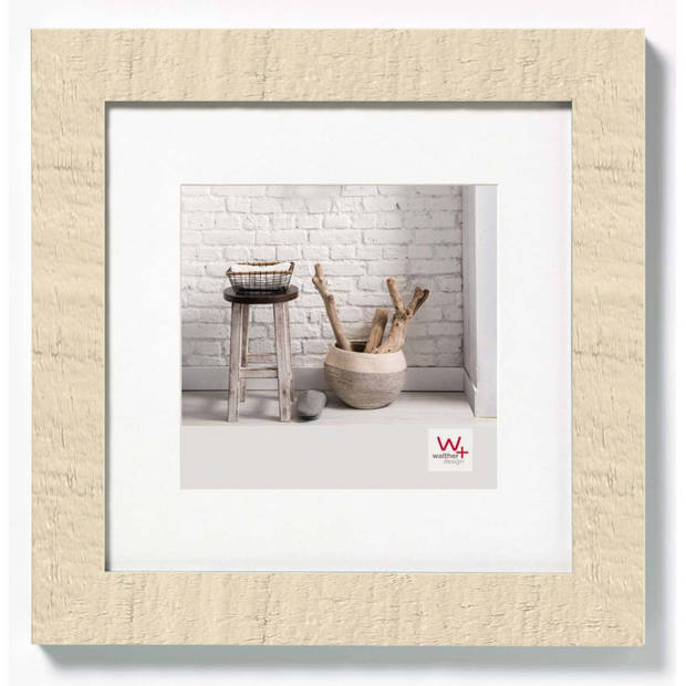 Fotolijst 20x20cm Crème Wit - Hout - Home