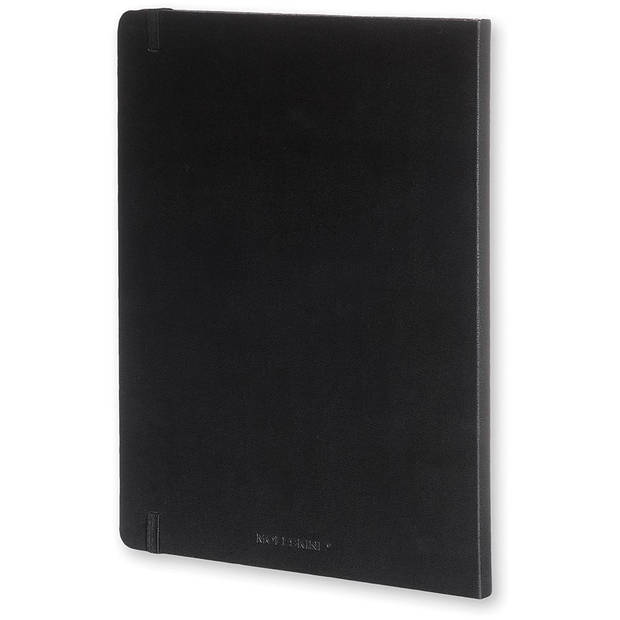 Moleskine notitieboek, ft 19 x 25 cm, gelijnd, harde cover, 192 blad, zwart