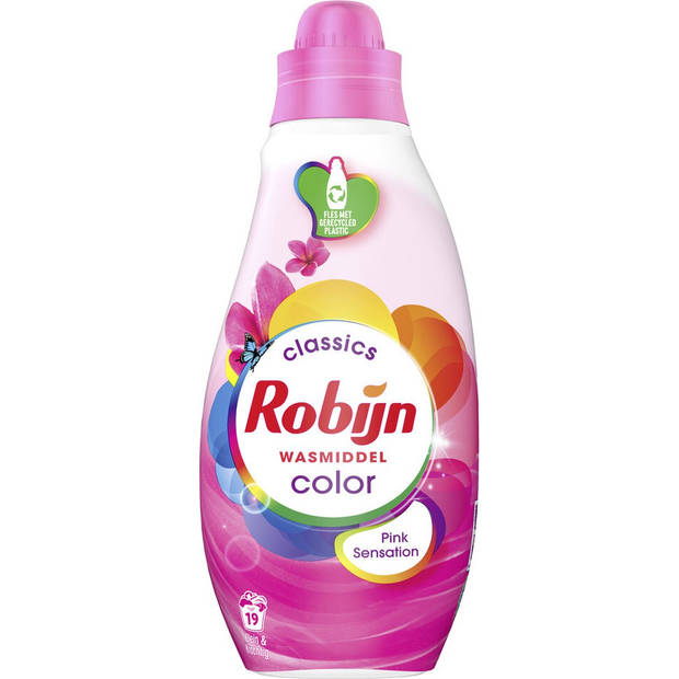 Robijn Klein & Krachtig Wasmiddel Pink Sensation 665 ml