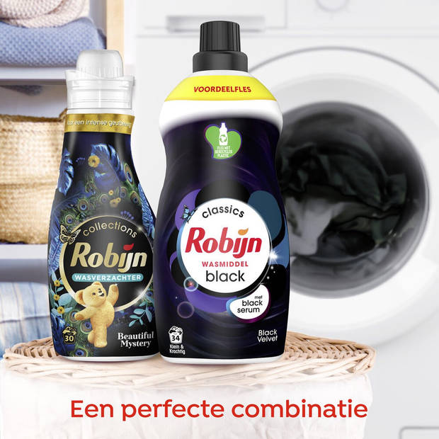 Robijn Klein & Krachtig Wasmiddel Black Velvet 1,19 liter