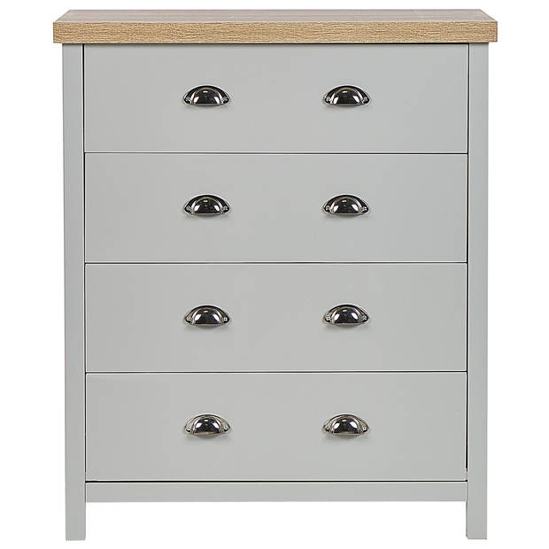 Beliani CLIO - Commode-Grijs-Vezelplaat