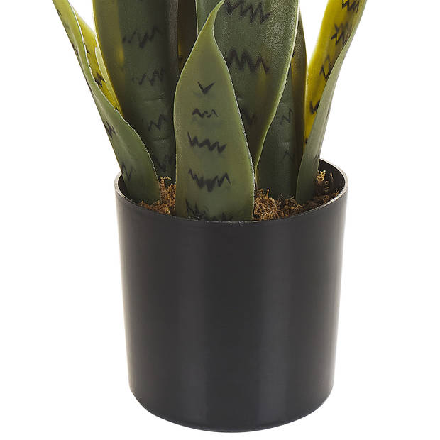 Beliani SNAKE PLANT - Kunstplant-Groen-Synthetisch materiaal