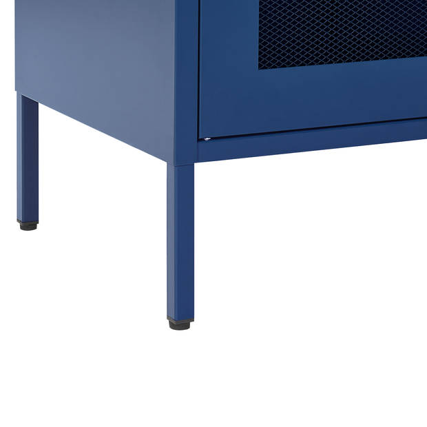 Beliani WAKATIPU - Sideboard-Blauw-Staal