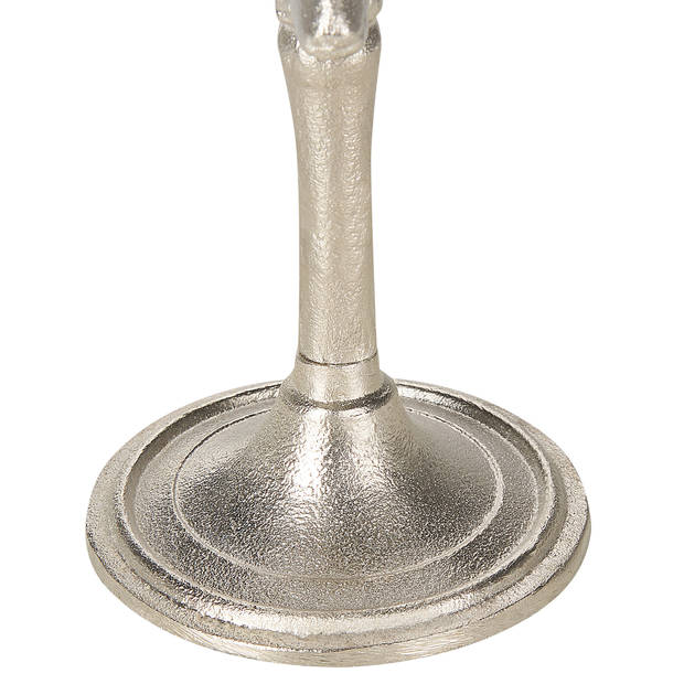 Beliani TIKAL - Kandelaar-Zilver-Aluminium
