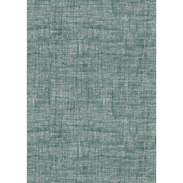 Zo Home Lino Kussensloop Linnen Look - emerald green 60x70cm