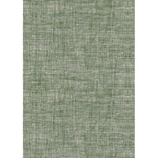 Zo Home Lino Kussensloop Linnen Look - army green 60x70cm