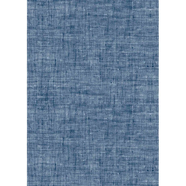 Zo Home Lino Kussensloop Linnen Look urban blue