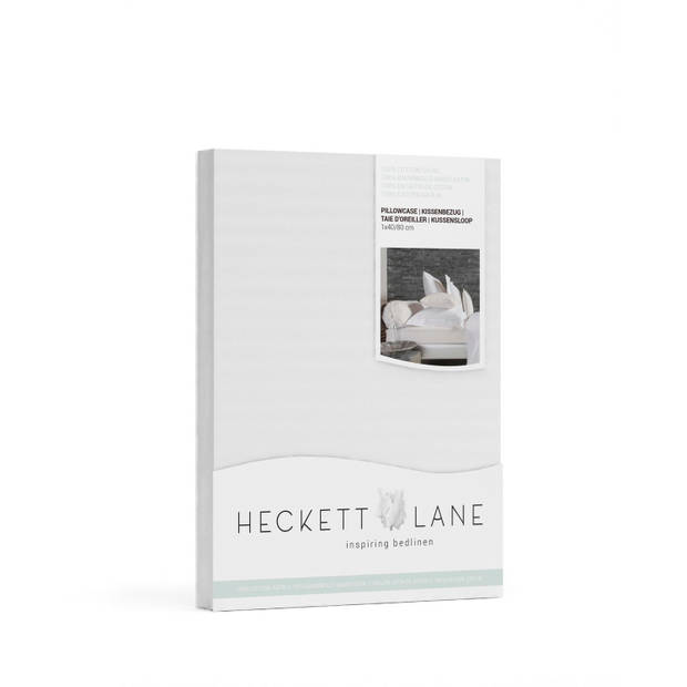Heckett & Lane Elementi Kussensloop Katoen Satijn - white 40x80cm