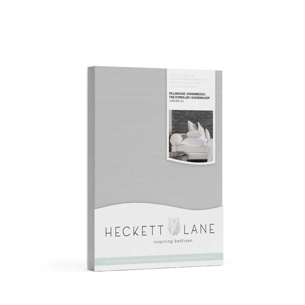 Heckett & Lane Elementi Kussensloop Katoen Satijn - glacier grey 80x80cm