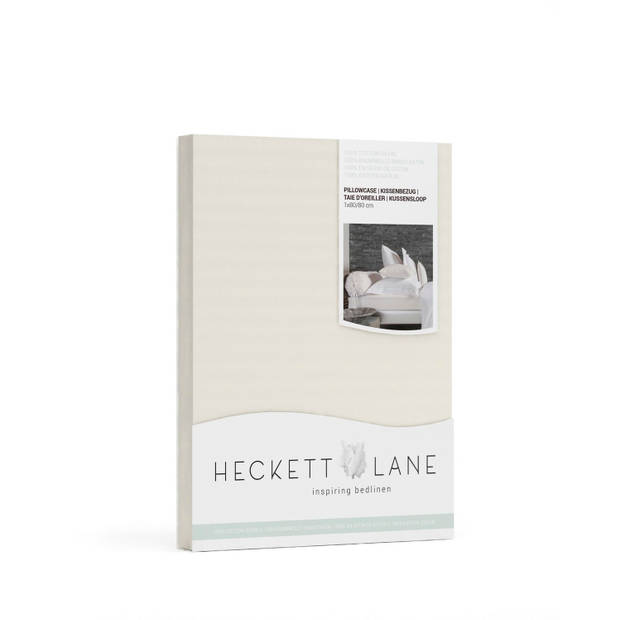 Heckett & Lane Elementi Kussensloop Katoen Satijn - off white 80x80cm