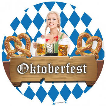 50x Bierfeest/Oktoberfest bierviltjes - Bierfiltjes